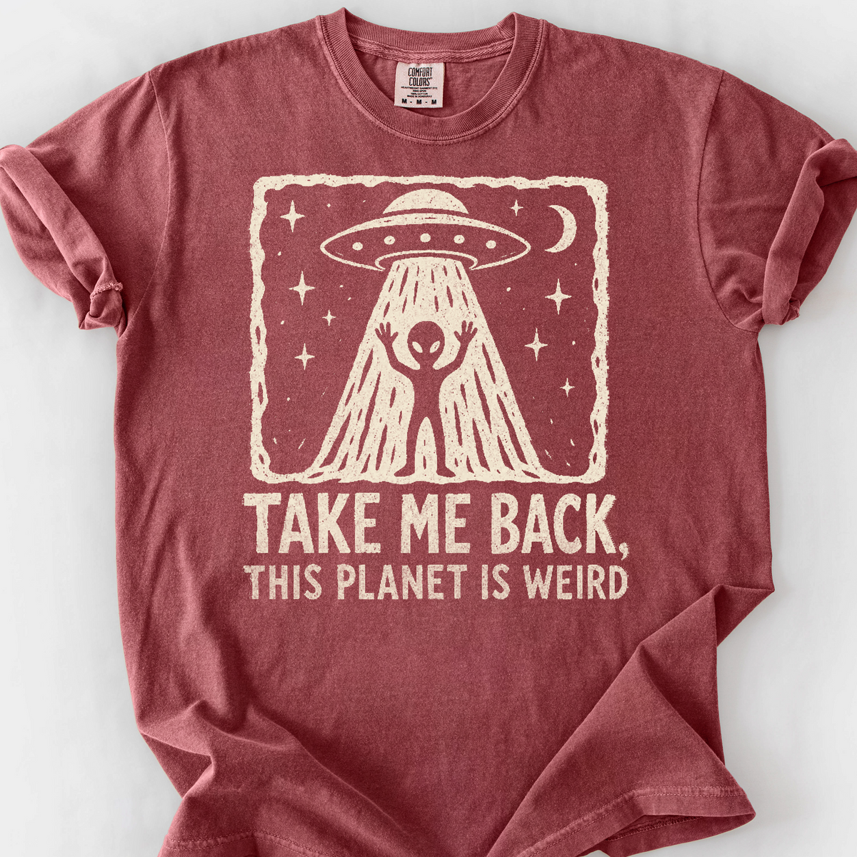 Take Me Back T-Shirt — Brick