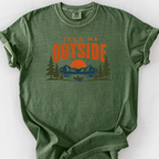 Take Me Outside Badge T-Shirt — Moss