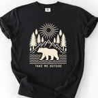 Take Me Outside T-Shirt — Black