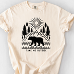 Take Me Outside T-Shirt — Ivory