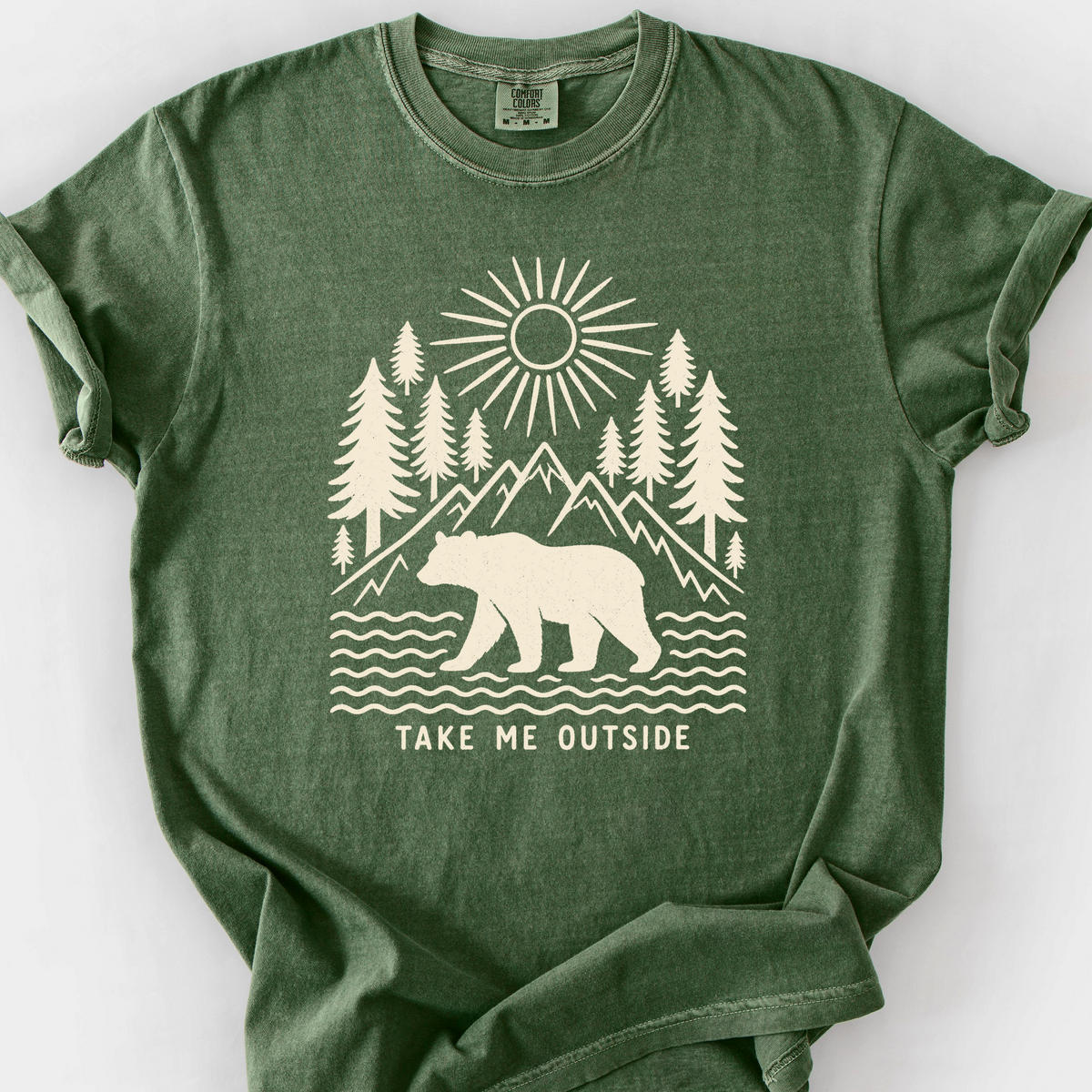 Take Me Outside T-Shirt — Moss