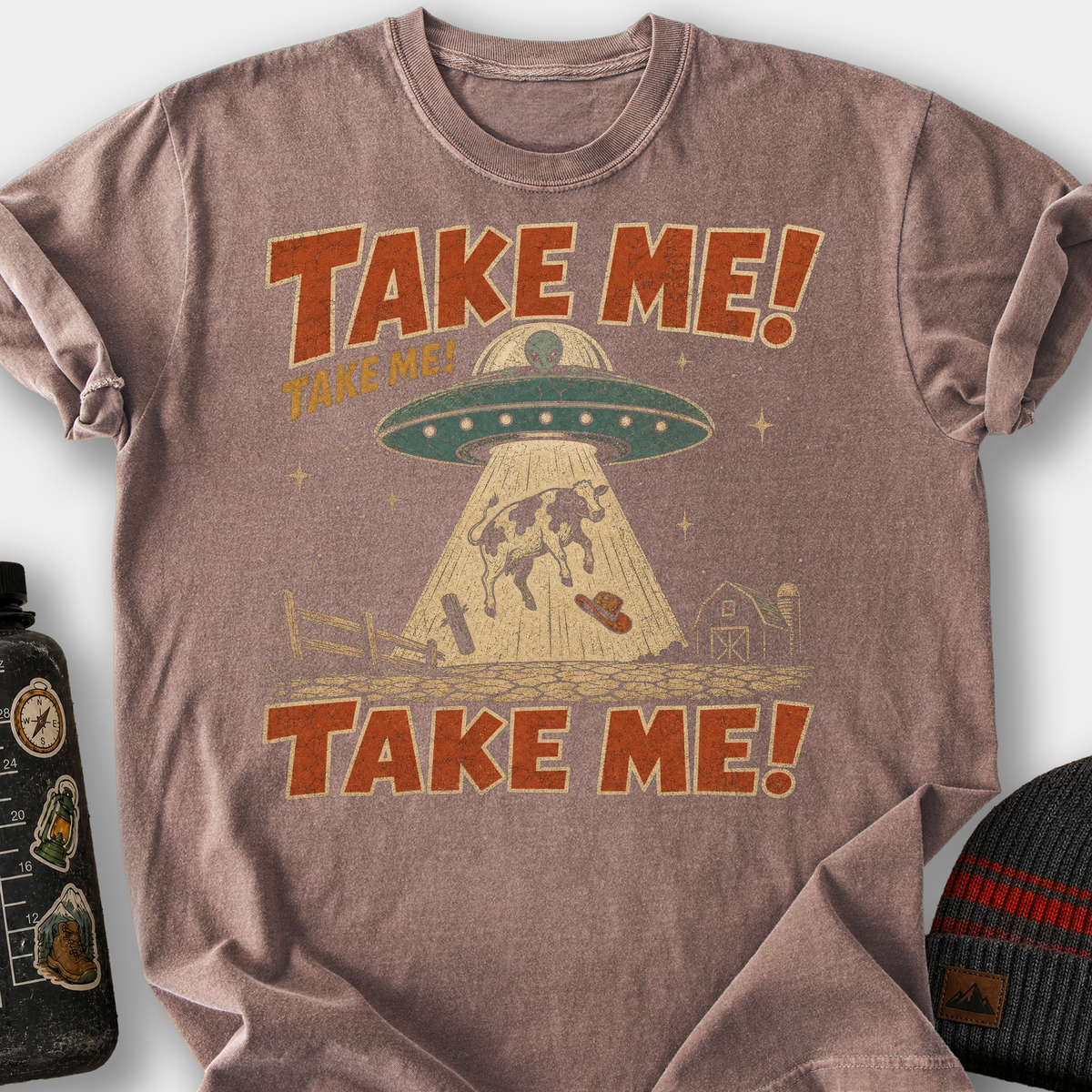Take Me Take Me T-Shirt — Espresso