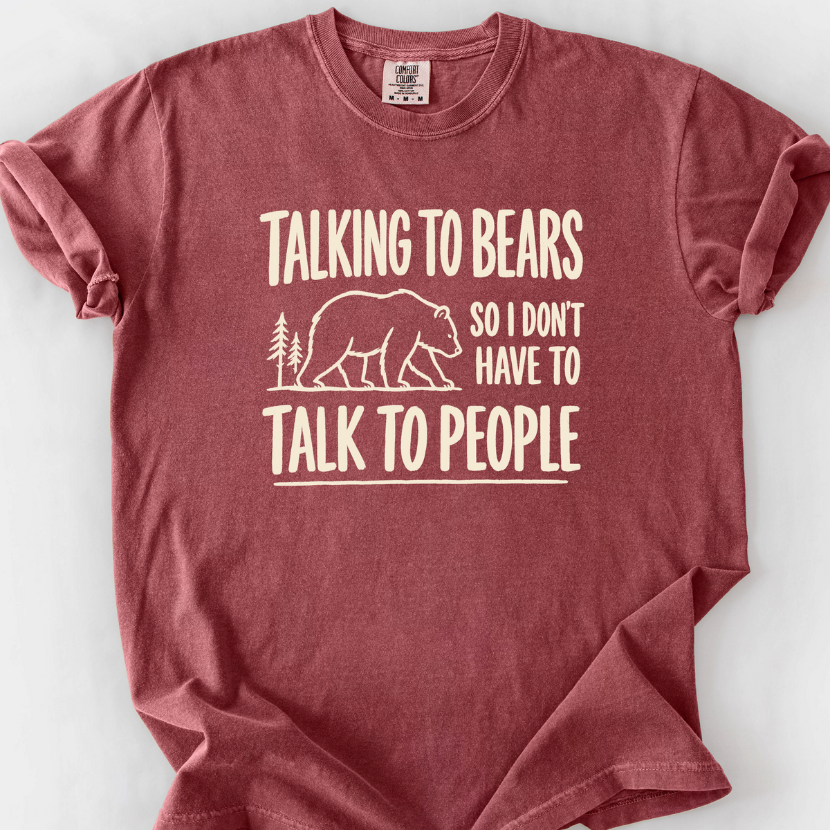 Talking To Bears T-Shirt — Brick