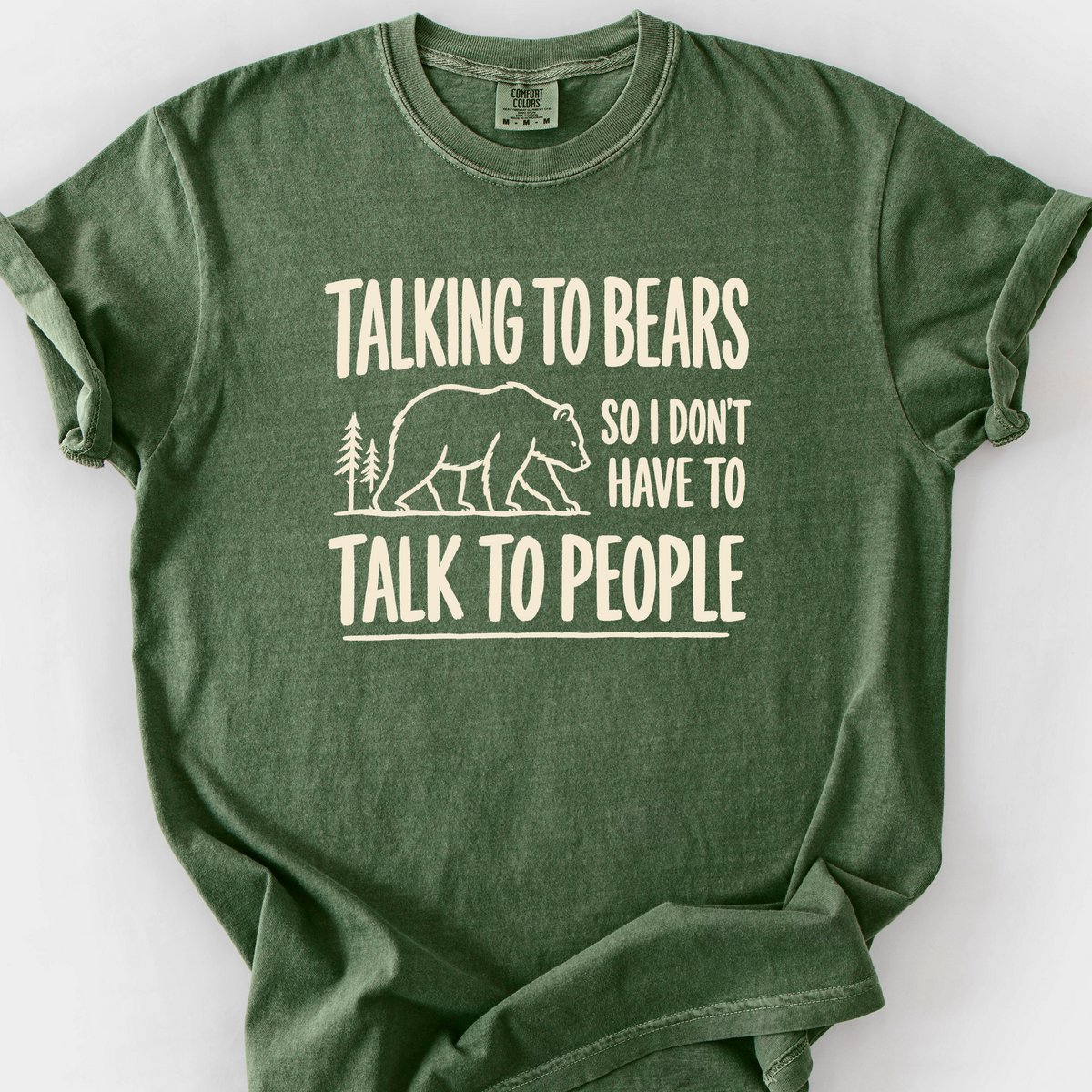 Talking To Bears T-Shirt — Moss