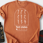 Tent Stake Review Arched Frame T-Shirt — Yam
