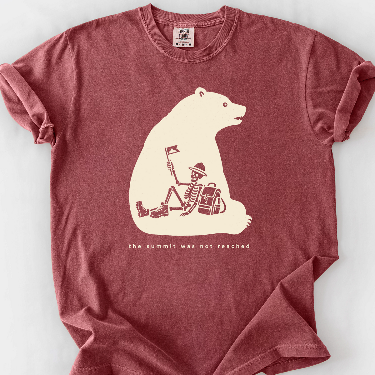 The Summit Was Not Reached T-Shirt — Brick