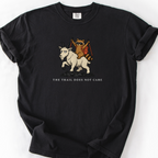 The Trail Does Not Care T-Shirt — Black