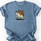 The Trail Does Not Care T-Shirt — Blue Jean