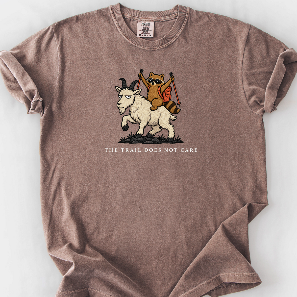 The Trail Does Not Care T-Shirt — Espresso