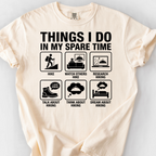 Things I Do in My Spare Time: Hiking T-Shirt — Ivory