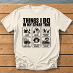 Things I Do Spare Time T-Shirt — Ivory