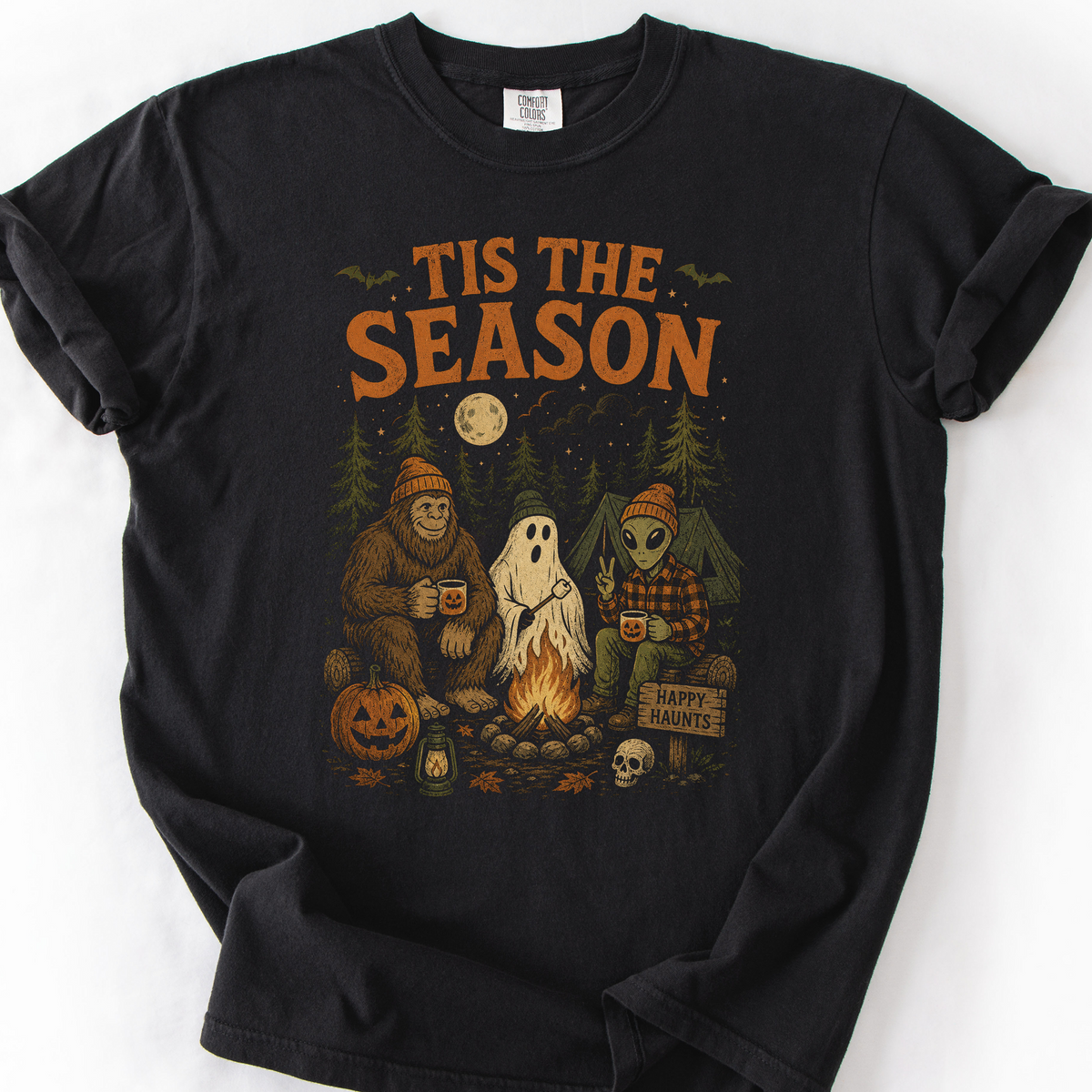 Tis The Season T-Shirt — Black