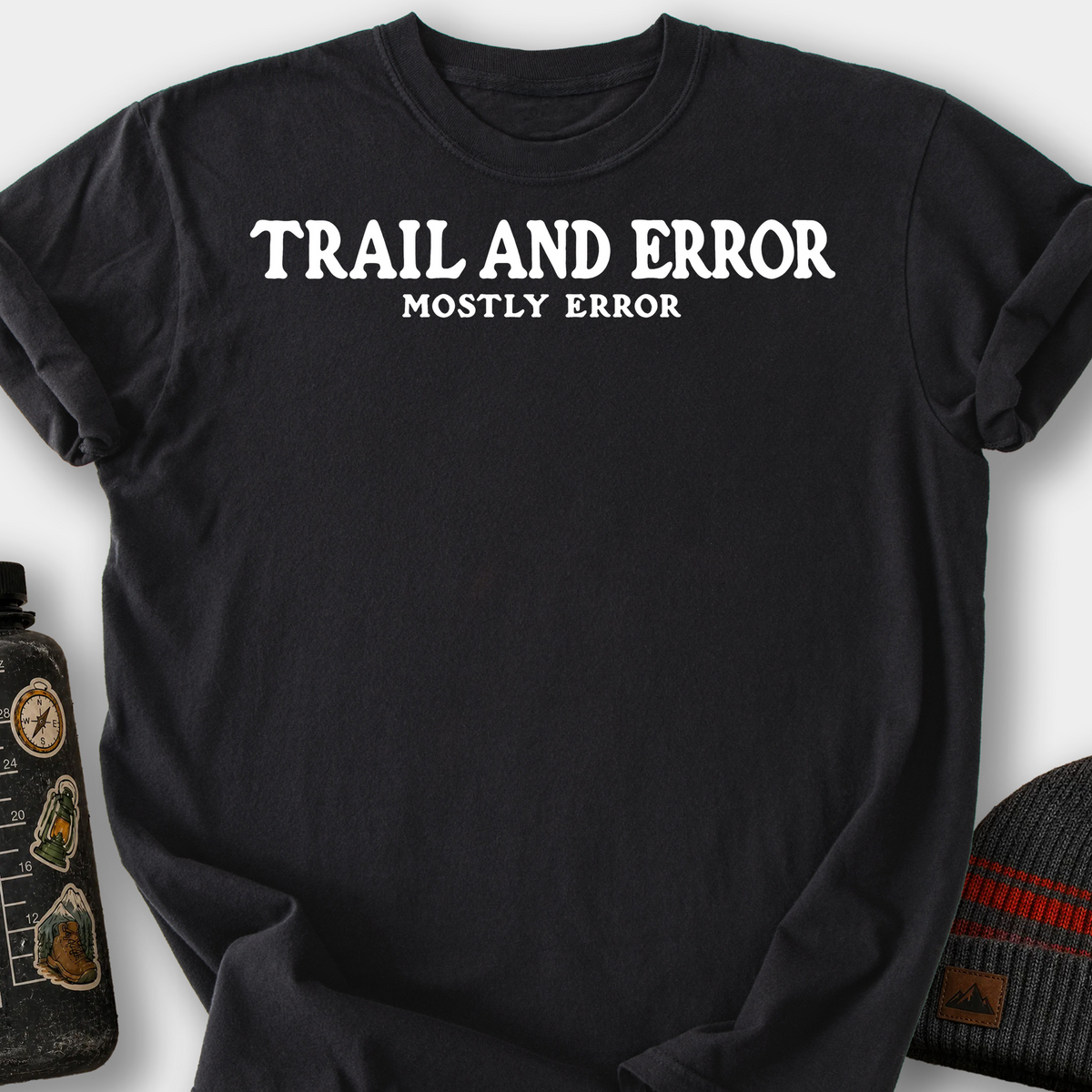 Trail and Error T-Shirt — Black