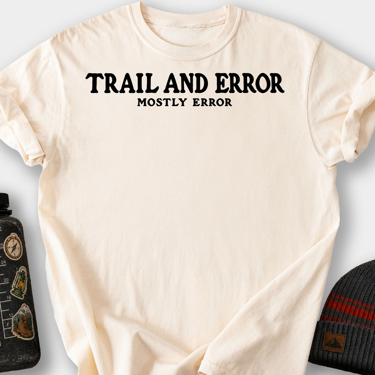 Trail and Error T-Shirt — Ivory