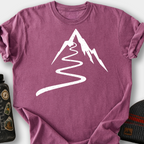 Trail Pulse Summit T-Shirt — Berry