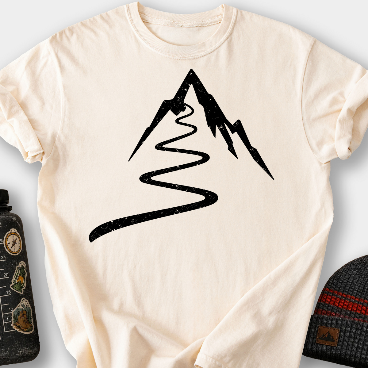 Trail Pulse Summit T-Shirt — Ivory