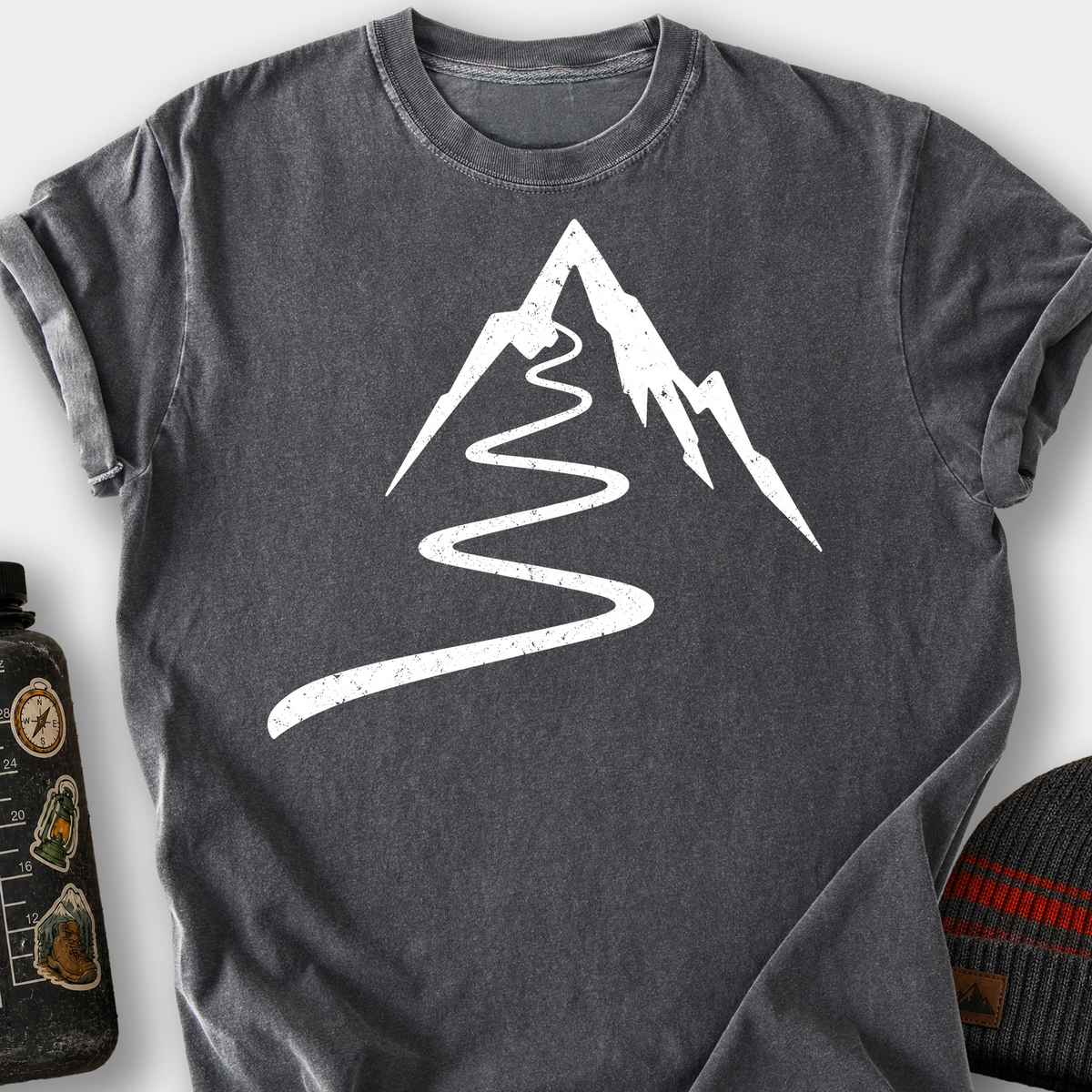 Trail Pulse Summit T-Shirt — Pepper