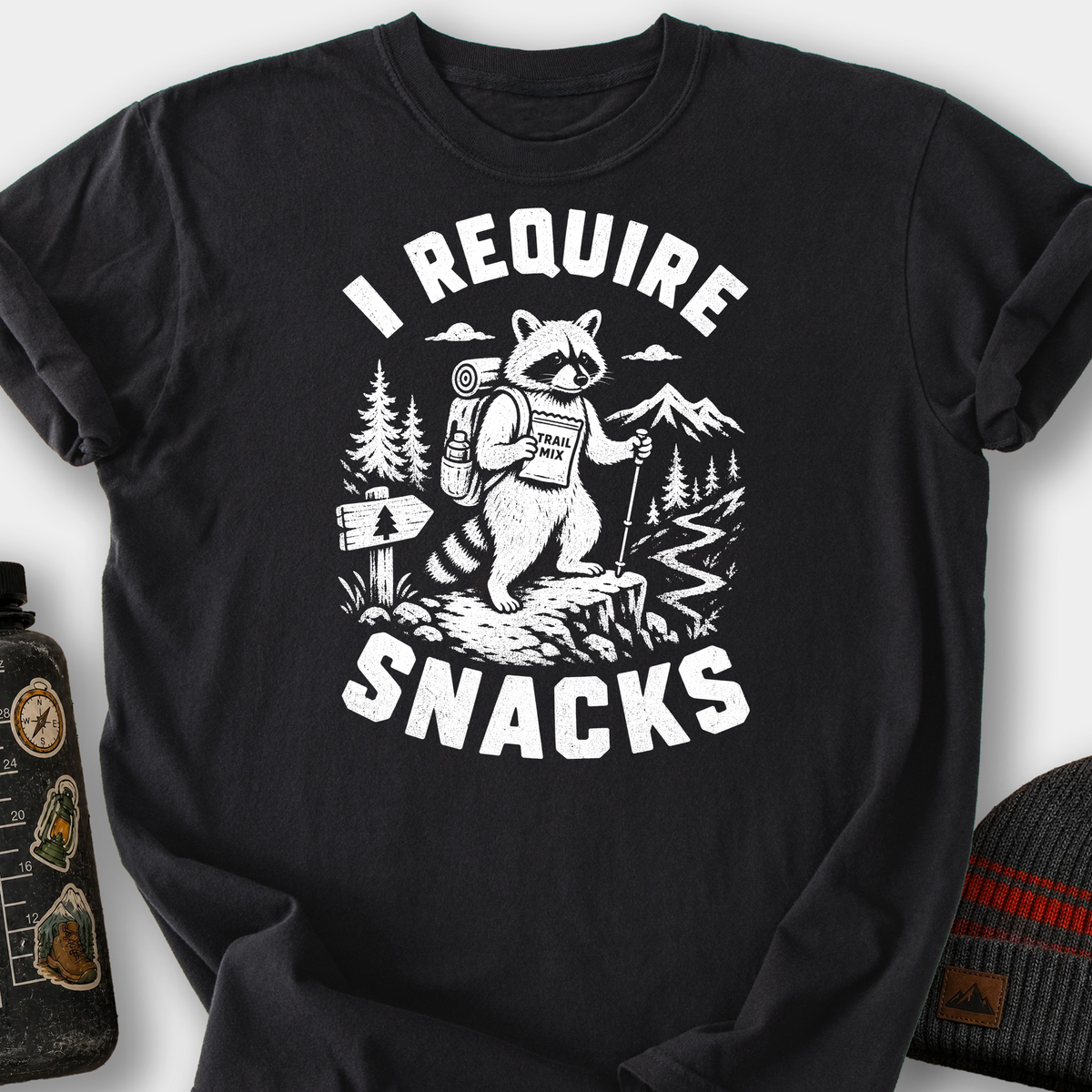 Trail Snack Requirement T-Shirt — Black
