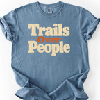 Trails Over People T-Shirt — Blue Jean