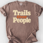 Trails Over People T-Shirt — Espresso