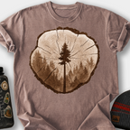 Tree Rings T-Shirt — Espresso