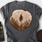 Tree Rings T-Shirt — Pepper