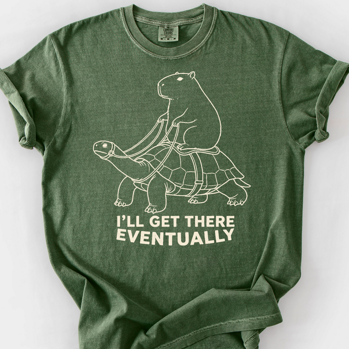 Unbothered T-Shirt — Moss