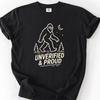 Unverified And Proud T-Shirt — Black