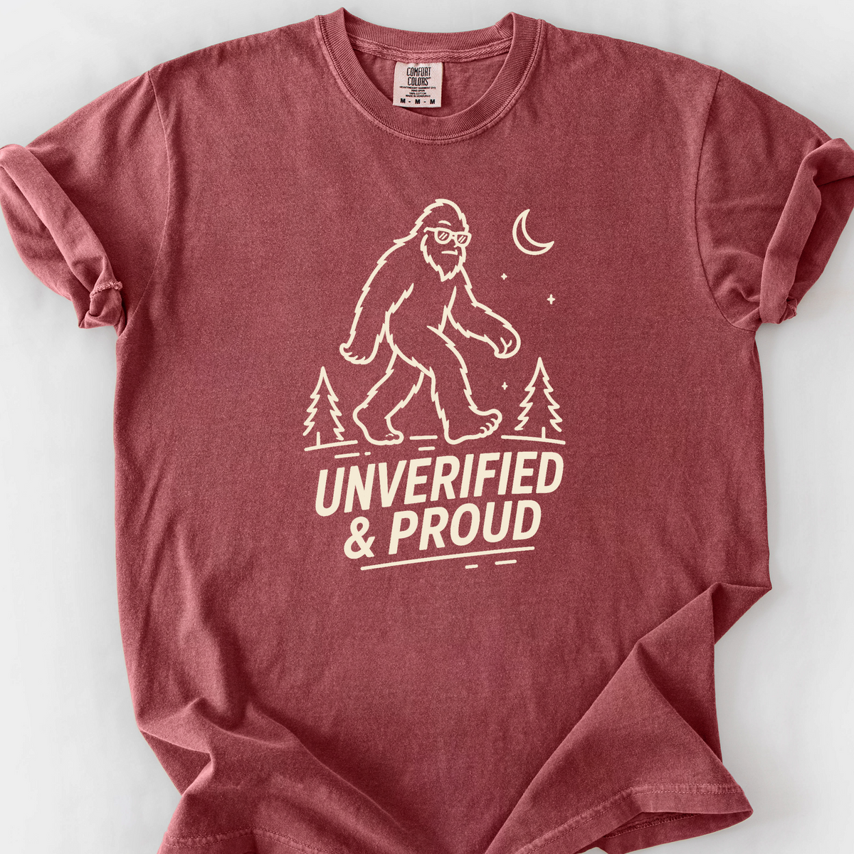 Unverified And Proud T-Shirt — Brick
