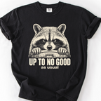 Up To No Good As Usual T-Shirt — Black