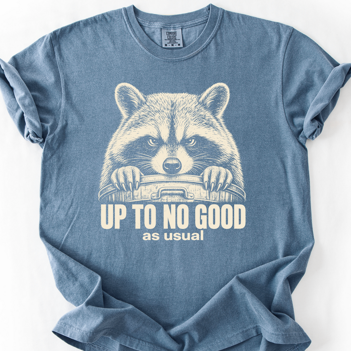 Up To No Good As Usual T-Shirt — Blue Jean