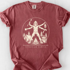 Vitruvian Camper T-Shirt — Brick
