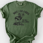 Wait I See A Rock Ram T-Shirt — Moss