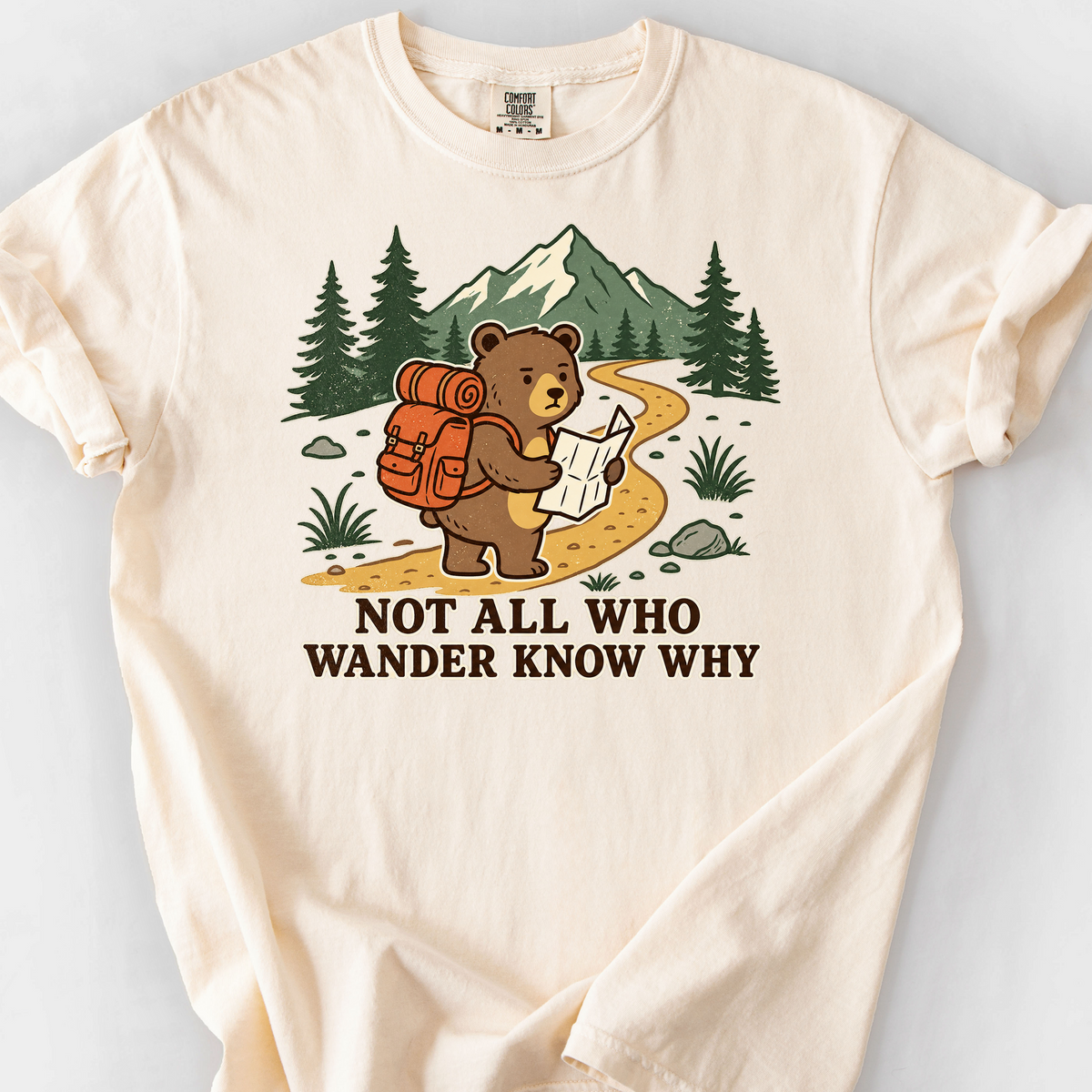 Wandering Bear T-Shirt — Ivory