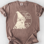 Way Too Peopley Outside T-Shirt — Espresso