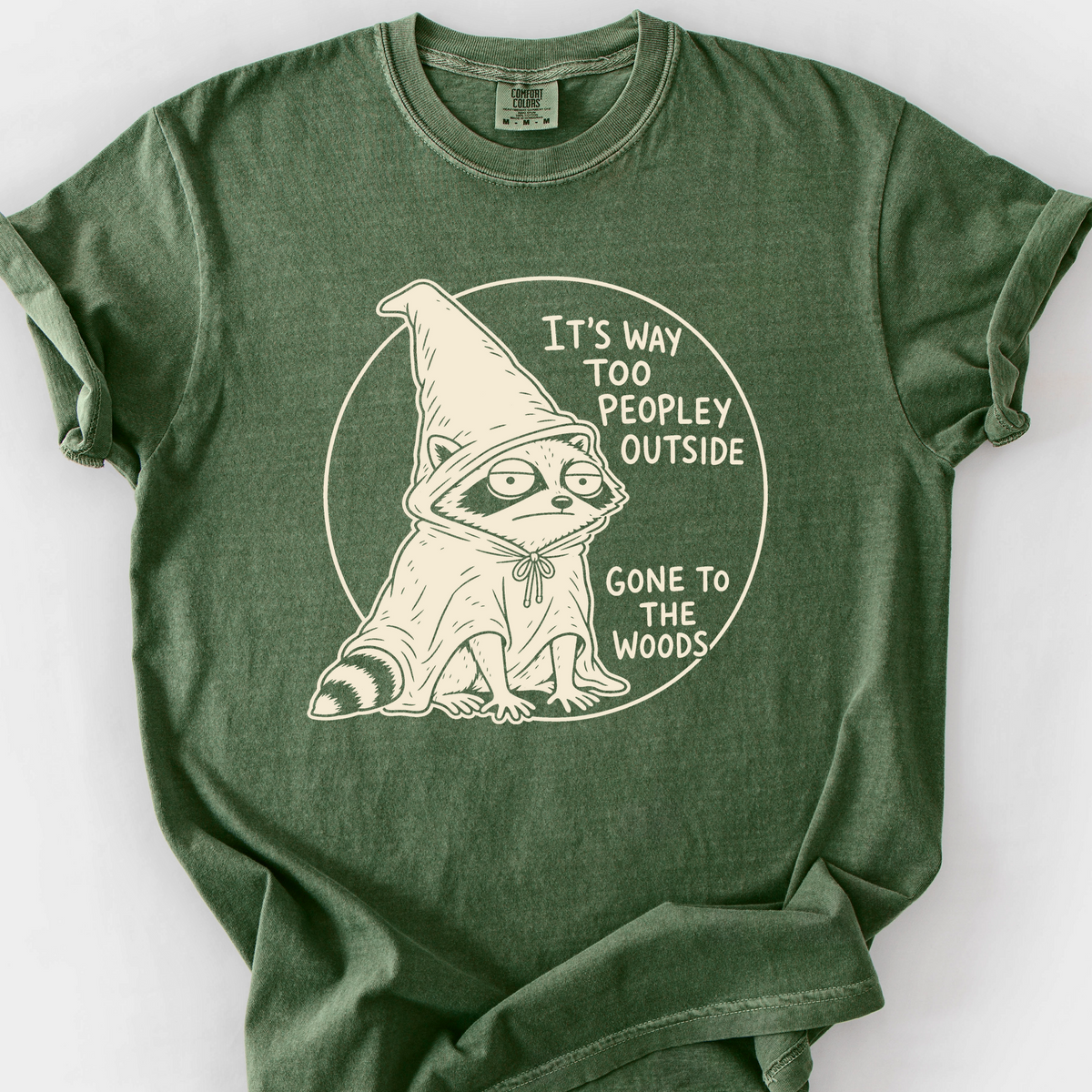 Way Too Peopley Outside T-Shirt — Moss