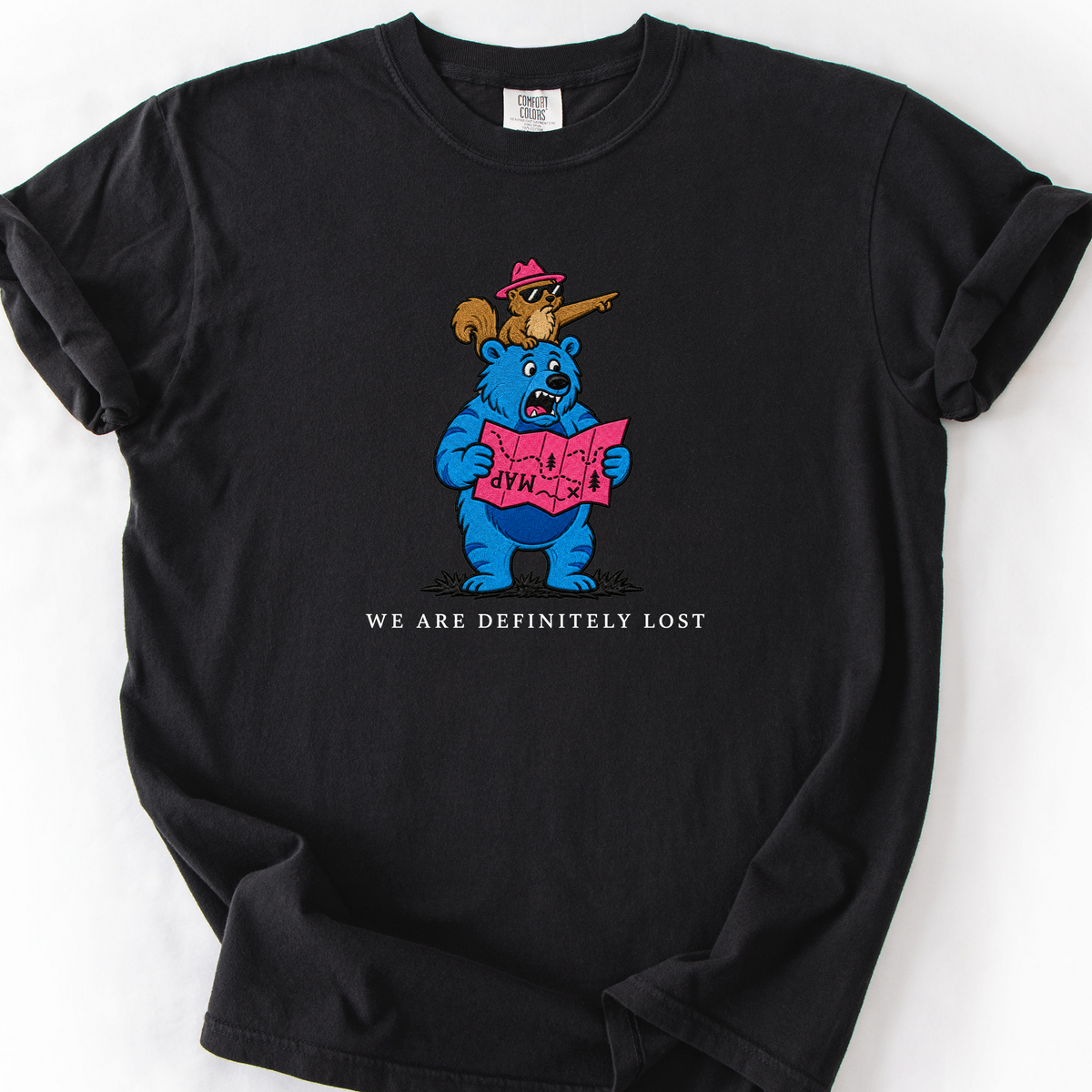 We Are Definitely Lost T-Shirt — Black