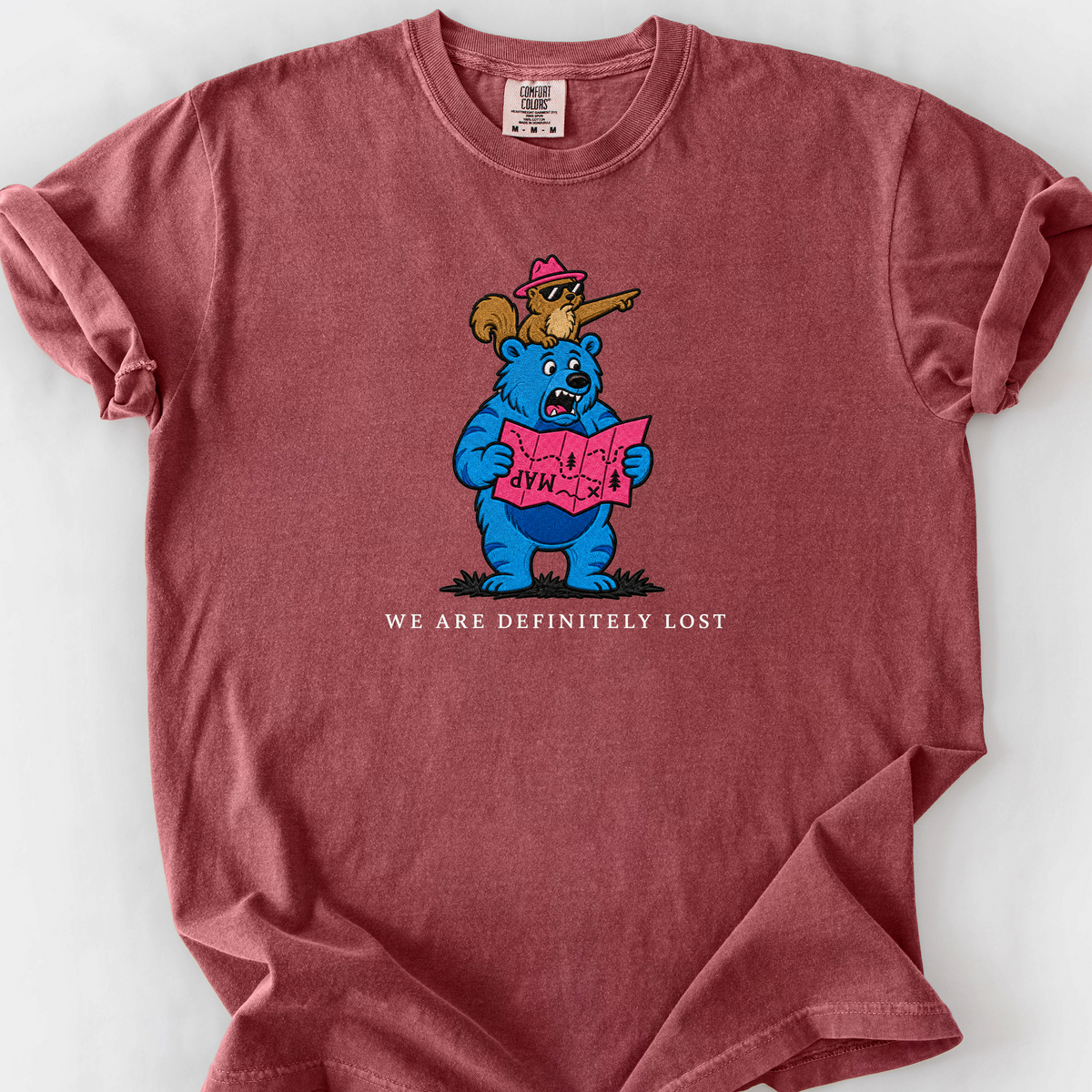 We Are Definitely Lost T-Shirt — Brick