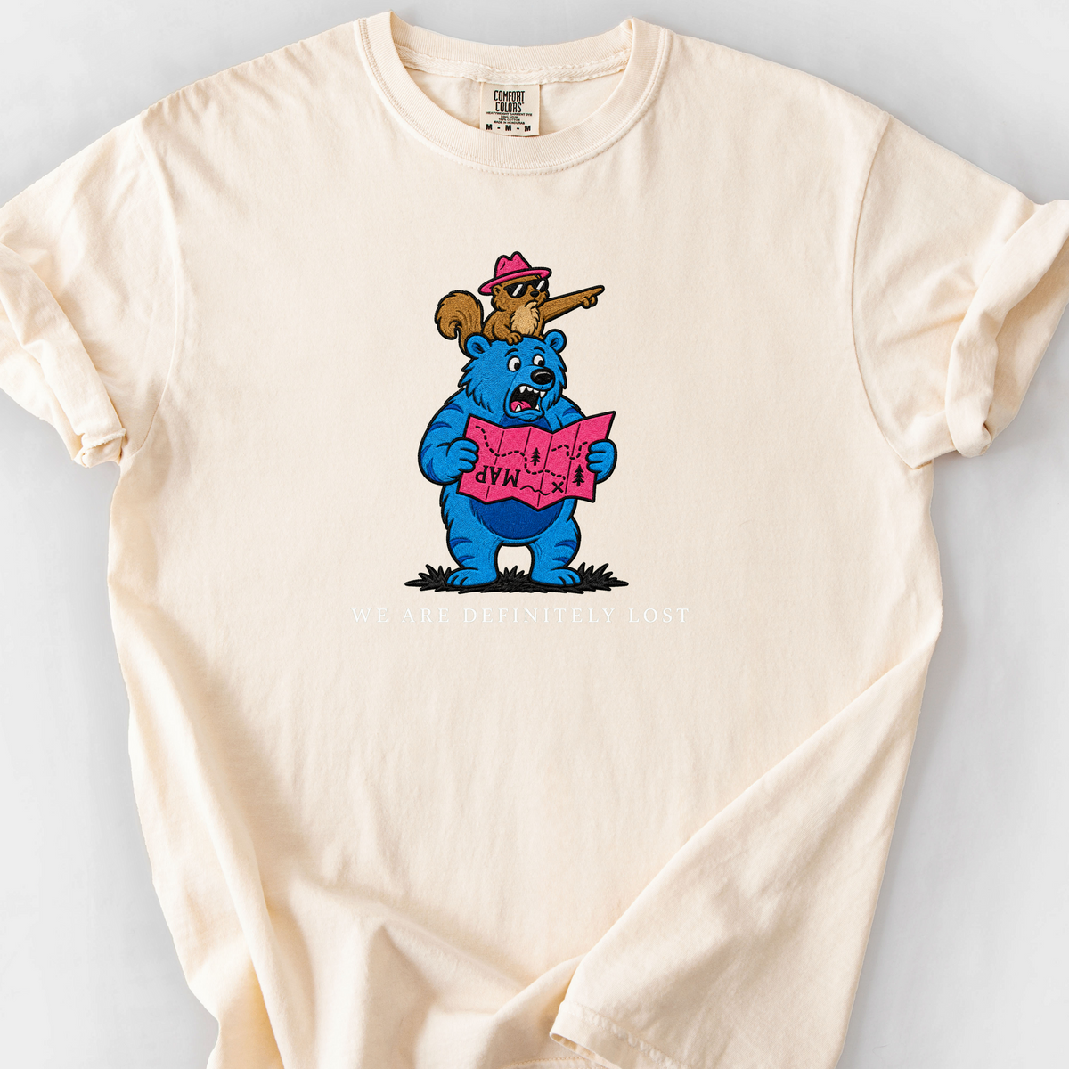 We Are Definitely Lost T-Shirt — Ivory