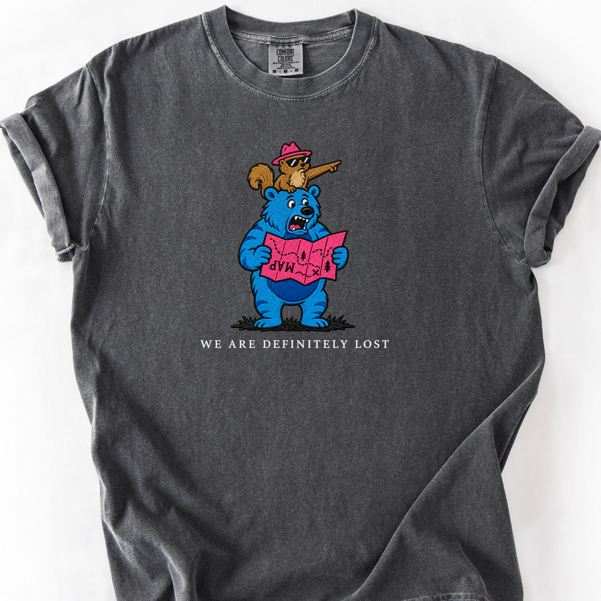 We Are Definitely Lost T-Shirt — Pepper