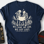 We Came, We Saw, We Got Lost T-Shirt — Navy