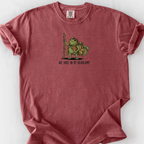 We Hike In By Headlamp T-Shirt — Brick