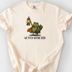 We Pitch Before Dusk T-Shirt — Ivory