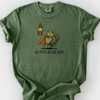 We Pitch Before Dusk T-Shirt — Moss