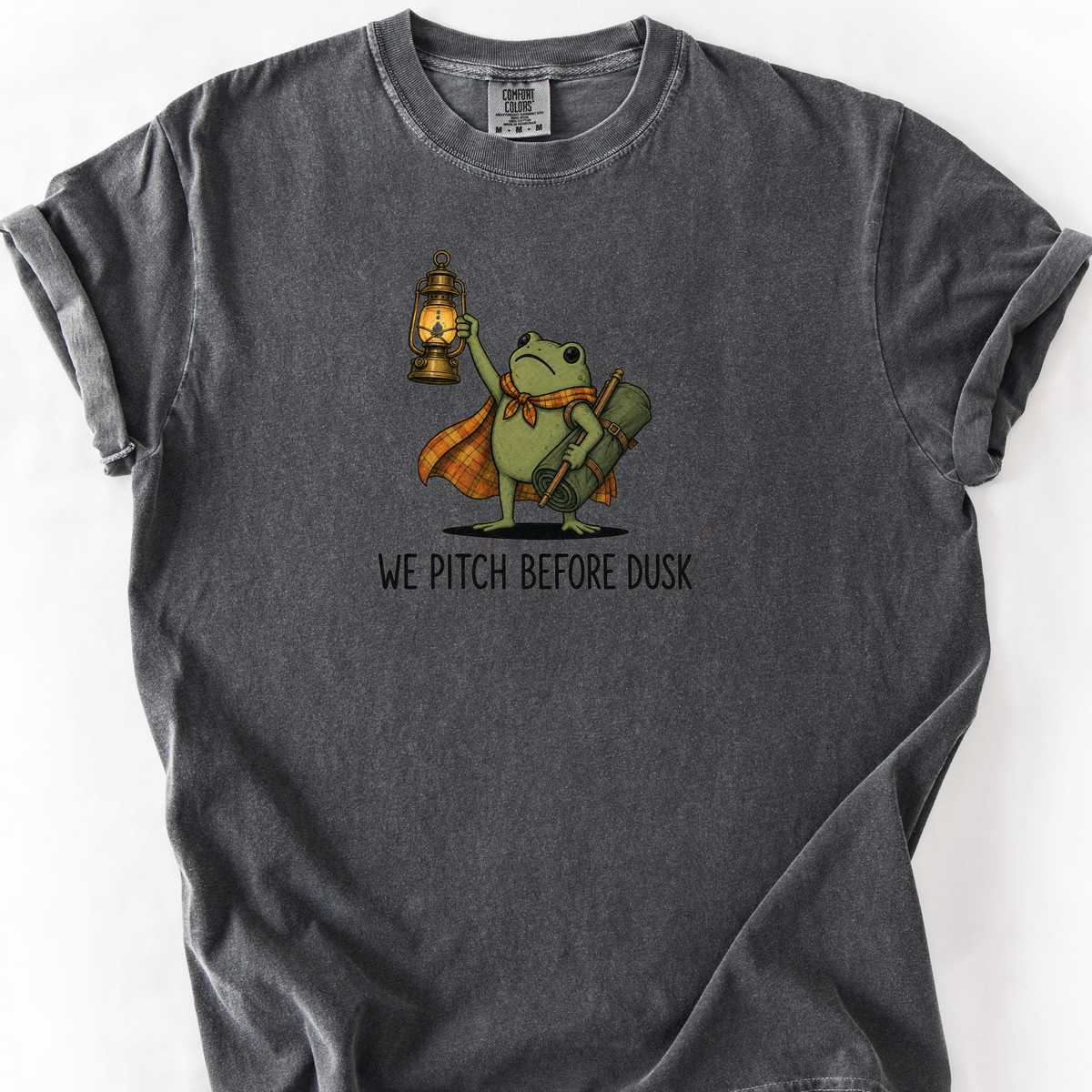 We Pitch Before Dusk T-Shirt — Pepper