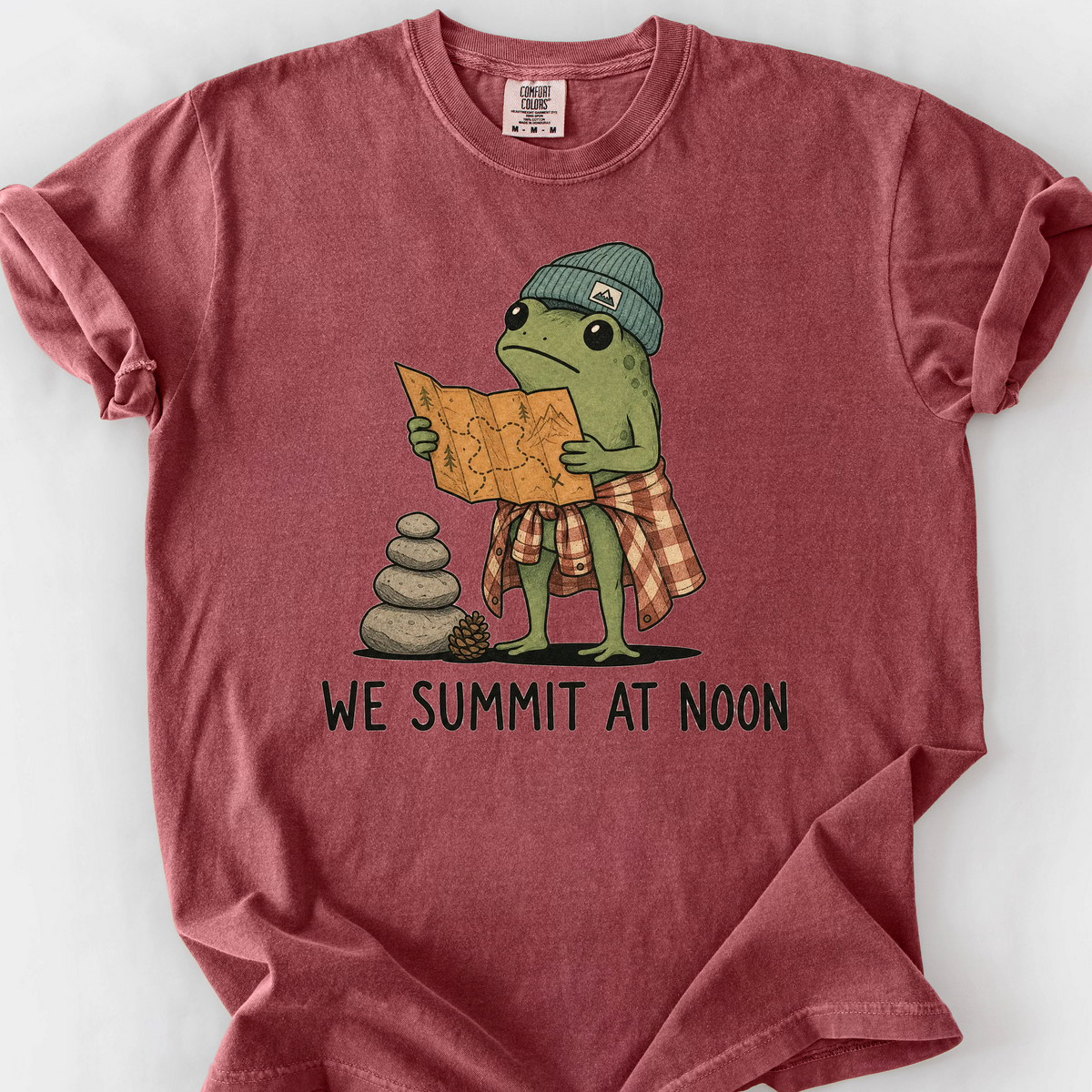 We Summit At Noon T-Shirt — Brick