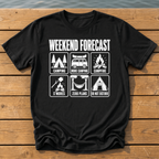 Weekend Forecast T-Shirt — Black