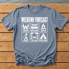 Weekend Forecast T-Shirt — Blue Jean