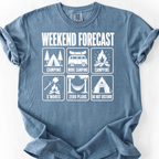 Weekend Forecast T-Shirt — Blue Jean