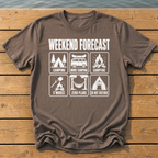 Weekend Forecast T-Shirt — Espresso